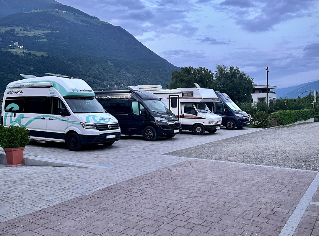 Stellplatz Kräuterschlössl Goldrain Südtirol